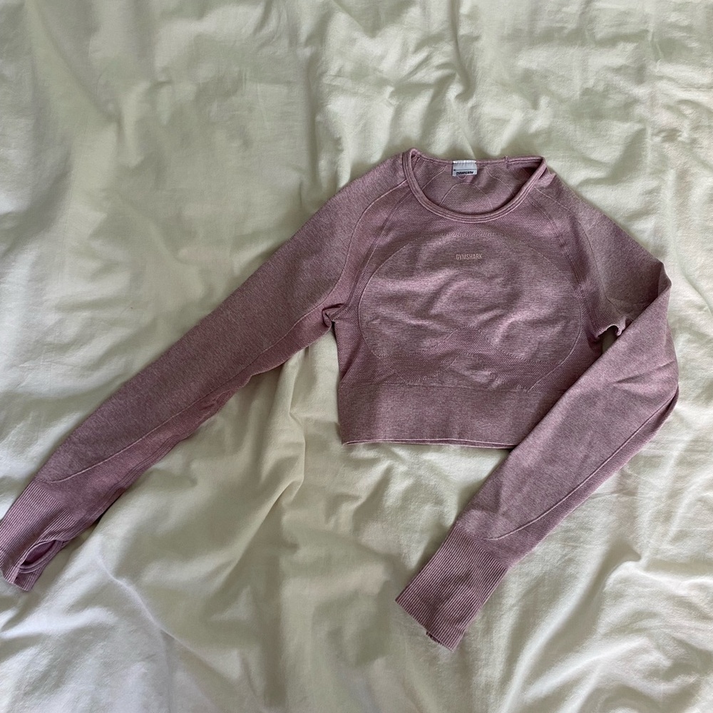 Women’s Gymshark Cropped Long Sleeve Top
